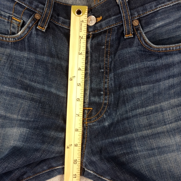 7 For All Mankind Mens Dark Wash Denim Jeans Size 34X30 - Picture 13 of 15